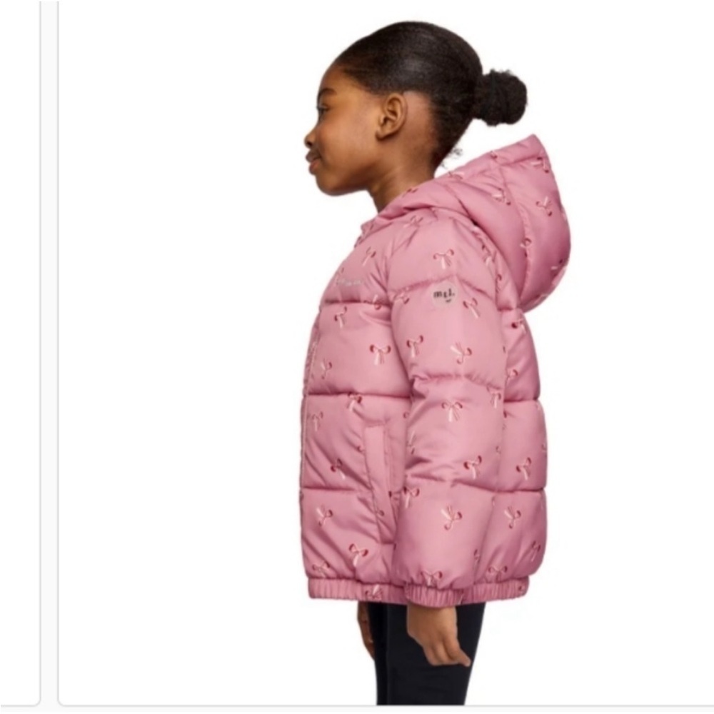 Pink Kids Puffer Jacket - Picture 2 of 10